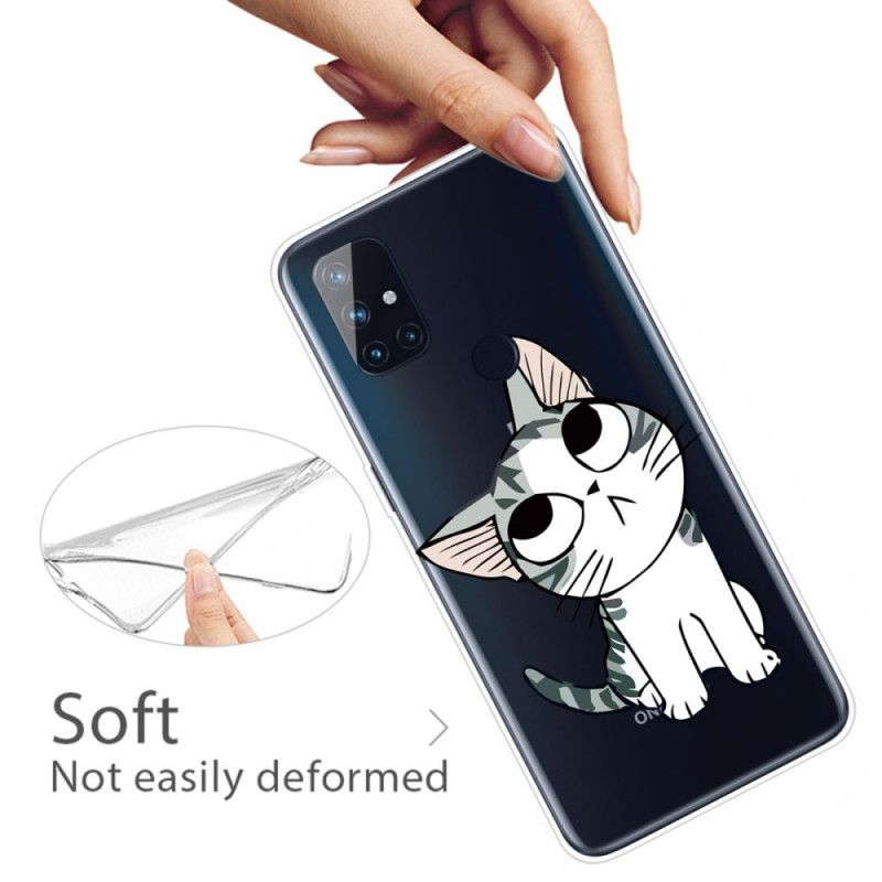 Cover OnePlus Nord N10 Charmerende Kat Original