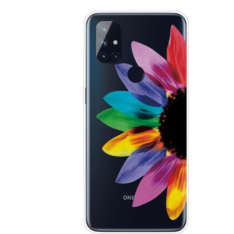 Cover OnePlus Nord N10 Farvet Blomst