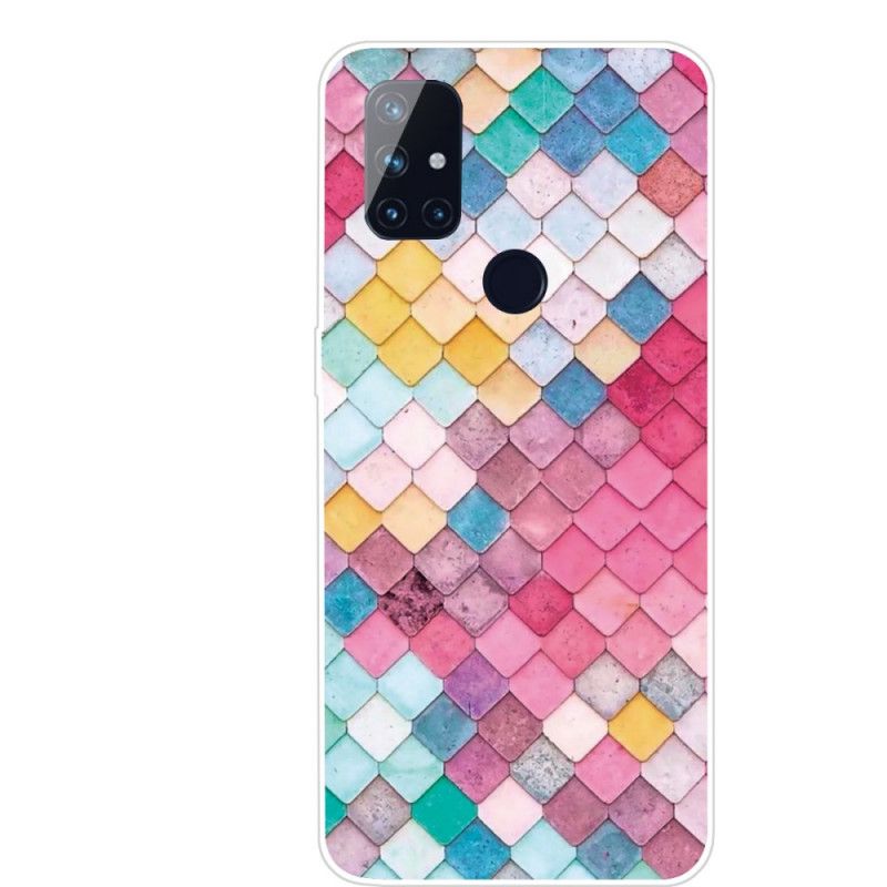 Cover OnePlus Nord N10 Lyserød Maleri