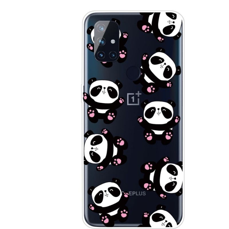 Cover OnePlus Nord N10 Mobilcover Top Sjove Pandaer