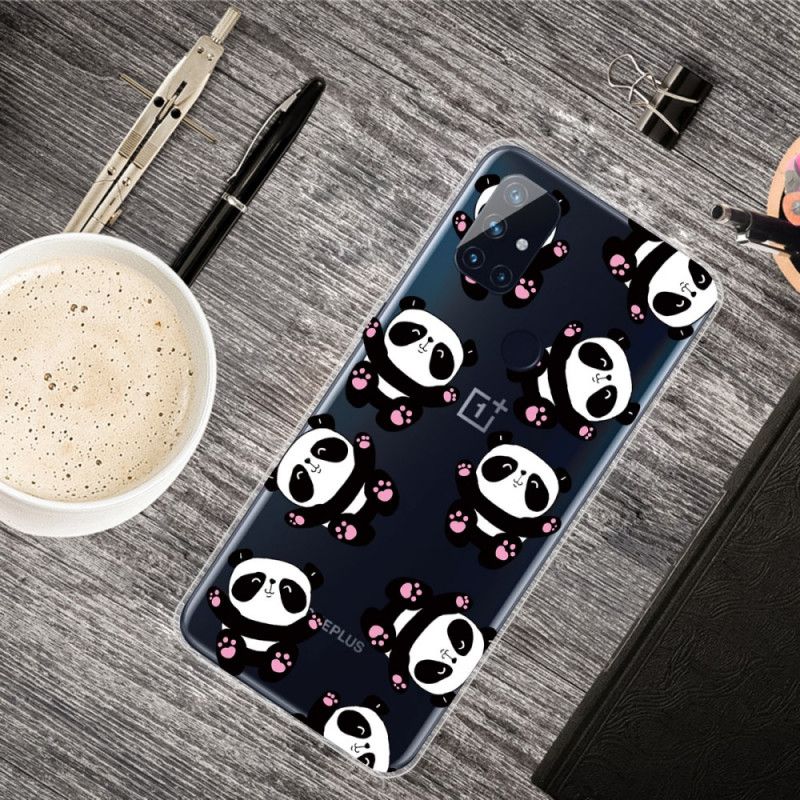 Cover OnePlus Nord N10 Mobilcover Top Sjove Pandaer