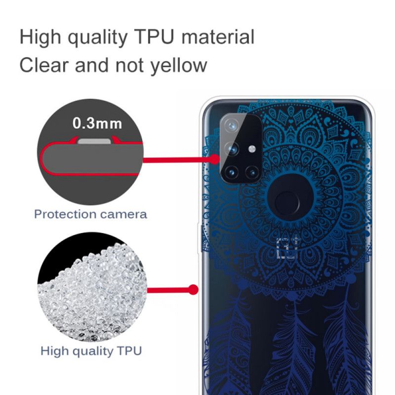 Cover OnePlus Nord N10 Mobilcover Unik Blomstermandala