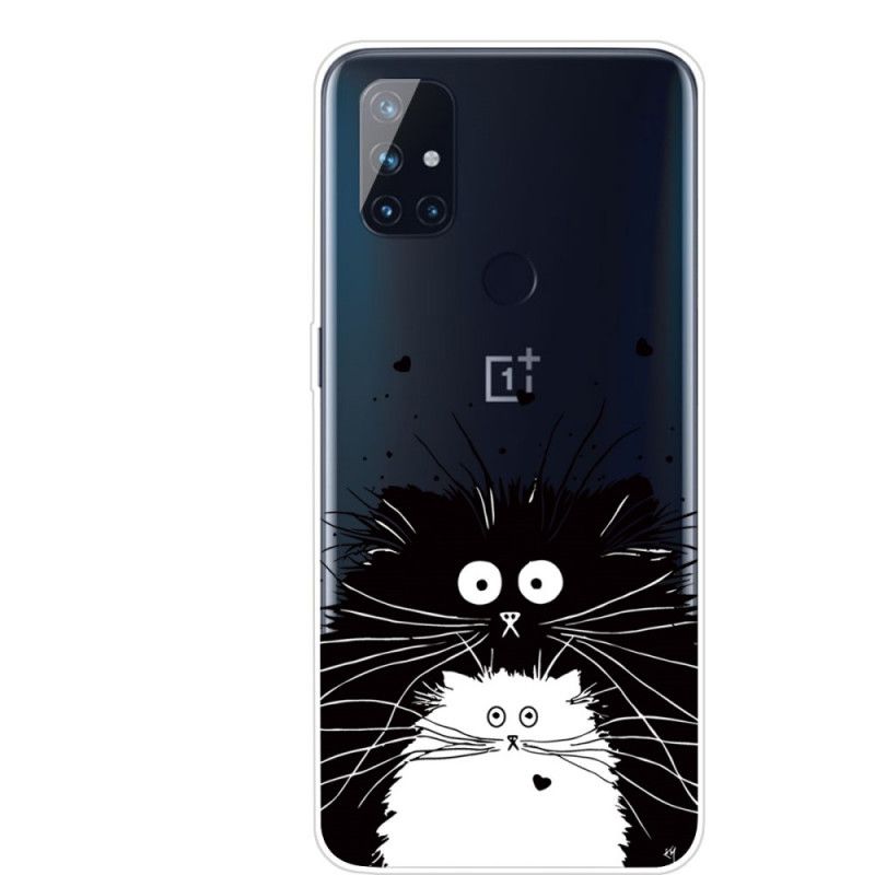 Cover OnePlus Nord N10 Pas På Kattene Original