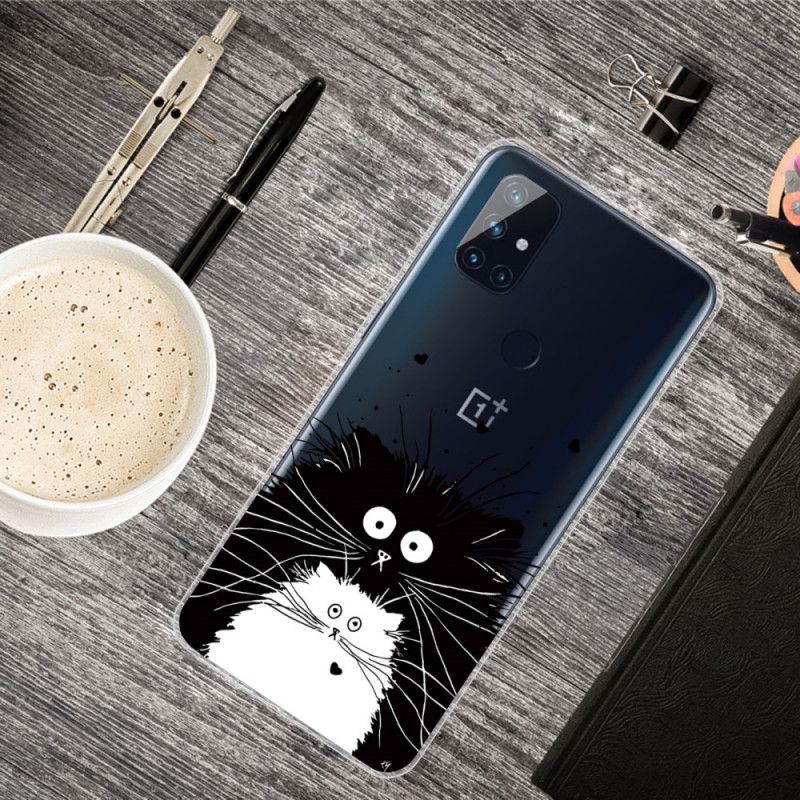 Cover OnePlus Nord N10 Pas På Kattene Original