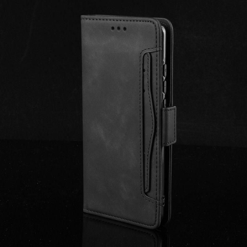 Flip Cover Læder for OnePlus Nord N10 Sort Førsteklasses Multikort