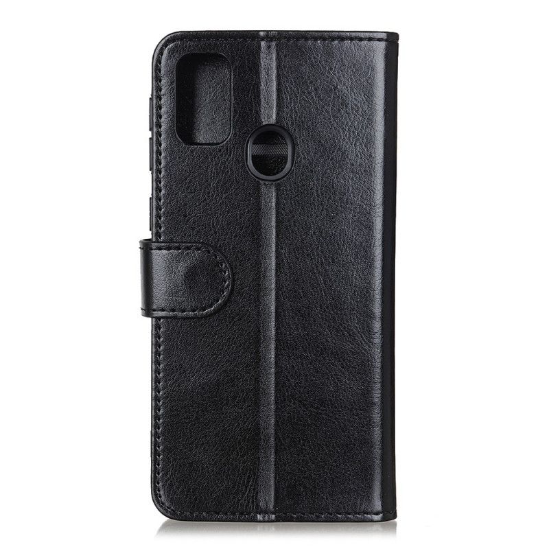 Flip Cover Læder for OnePlus Nord N10 Sort Frossen Finesse