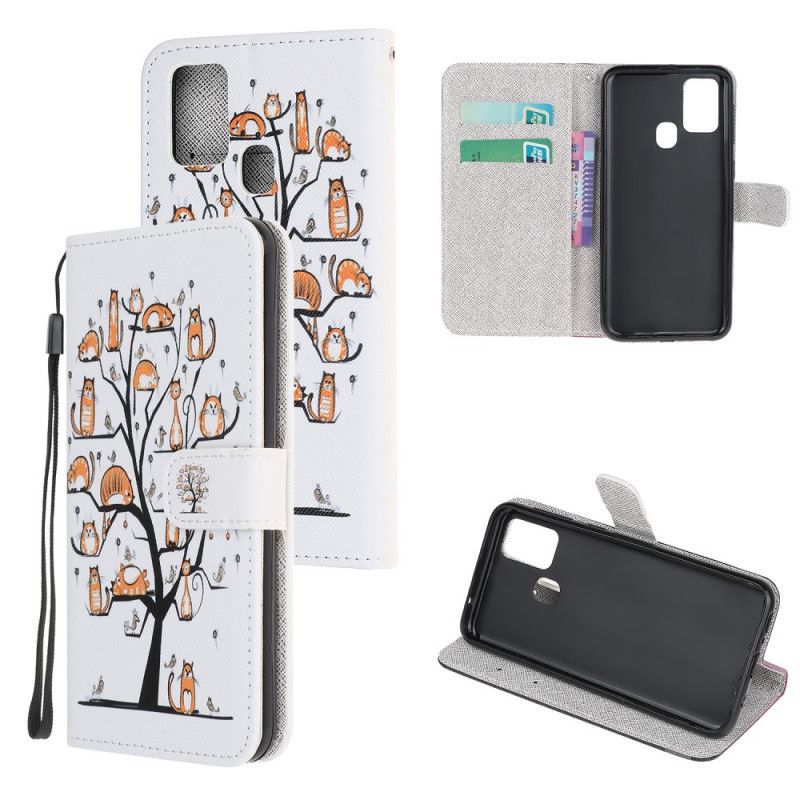 Flip Cover OnePlus Nord N10 Mobilcover Funky G-Streng Katte