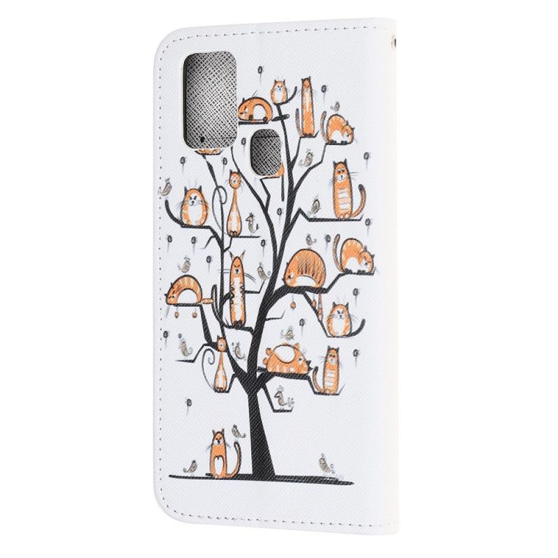 Flip Cover OnePlus Nord N10 Mobilcover Funky G-Streng Katte