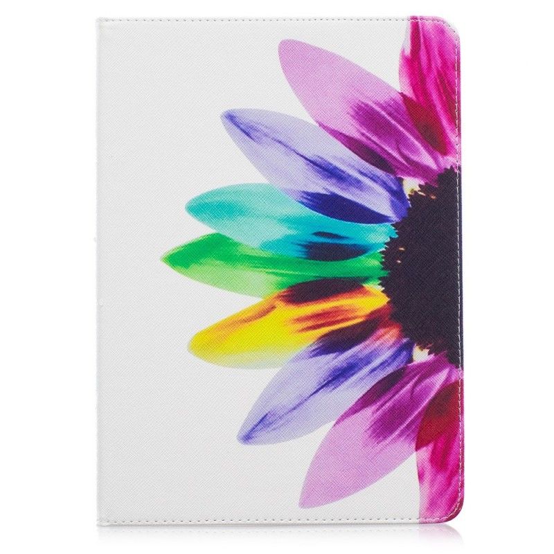 Flip Cover Læder iPad (9.7") Akvarelblomst Beskyttelse