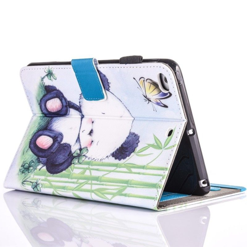 Flip Cover Læder iPad (9.7") Romantisk Panda Original