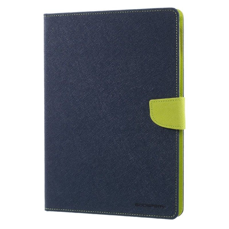 Flip Cover Læder iPad (9.7") Sort Tofarvet Kviksølv Original