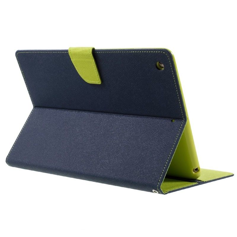 Flip Cover Læder iPad (9.7") Sort Tofarvet Kviksølv Original