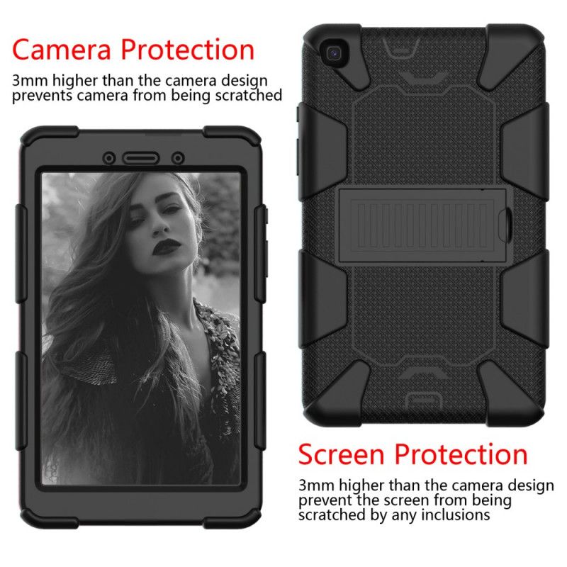 Cover Samsung Galaxy Tab A 8" (2019) Sort Robust Og Tofarvet Beskyttelse