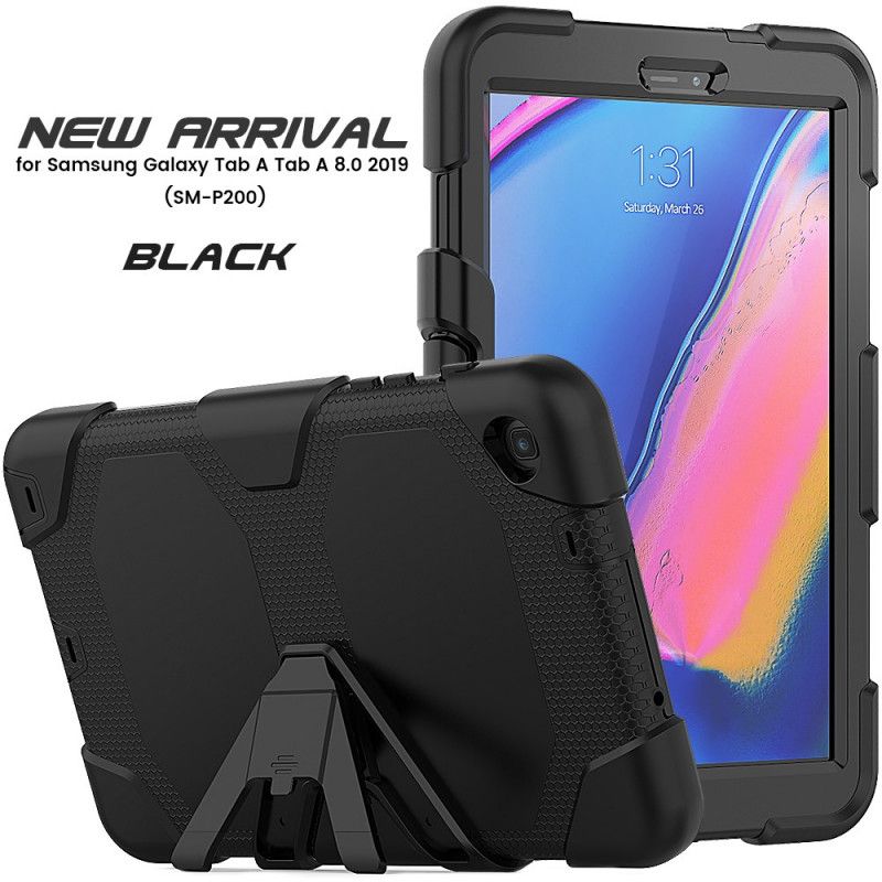 Cover Samsung Galaxy Tab A 8" (2019) Sort Robust Silikone