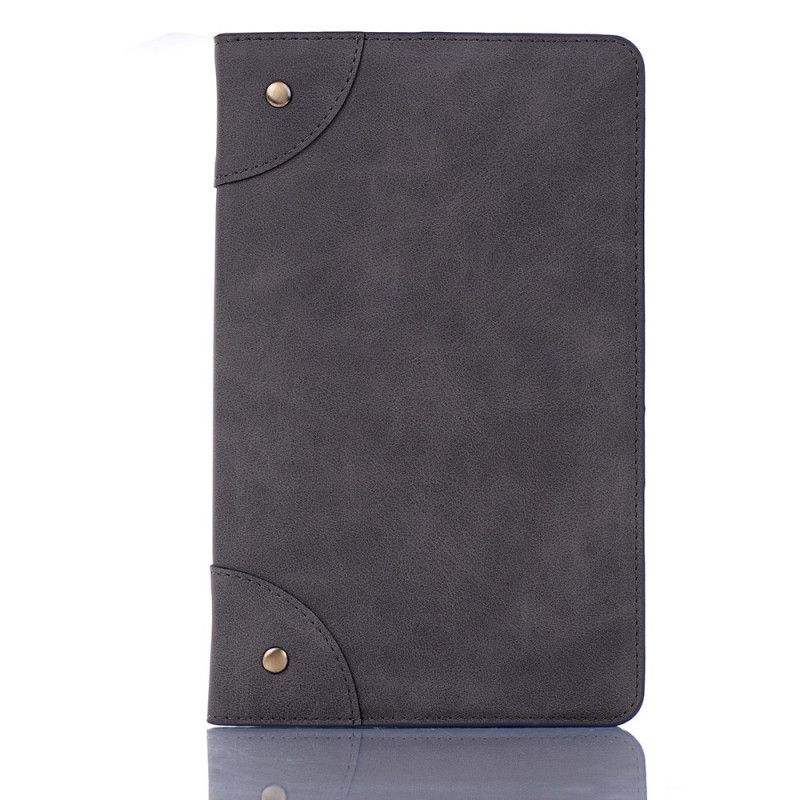 Etui Samsung Galaxy Tab A 8" (2019) Sort Retro Stil