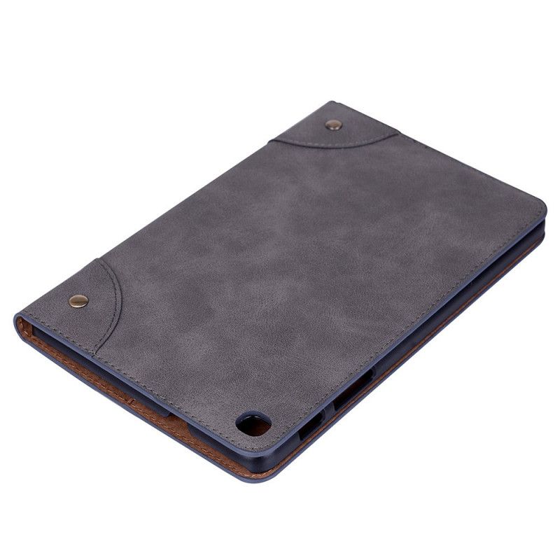 Etui Samsung Galaxy Tab A 8" (2019) Sort Retro Stil