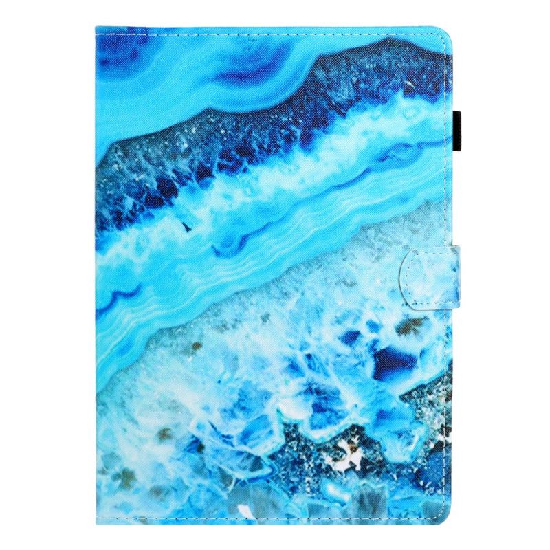 Flip Cover Læder for Samsung Galaxy Tab A 8" (2019) Blå Sten