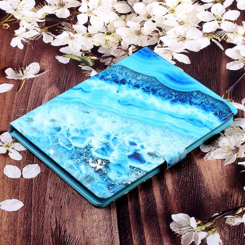 Flip Cover Læder for Samsung Galaxy Tab A 8" (2019) Blå Sten