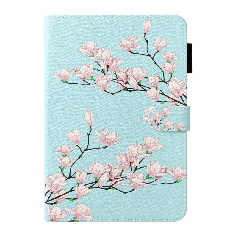 Flip Cover Læder for Samsung Galaxy Tab A 8" (2019) Blomstrende Gren