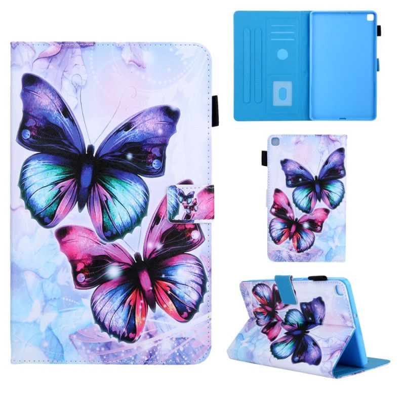 Flip Cover Læder for Samsung Galaxy Tab A 8" (2019) Fortryllede Sommerfugle