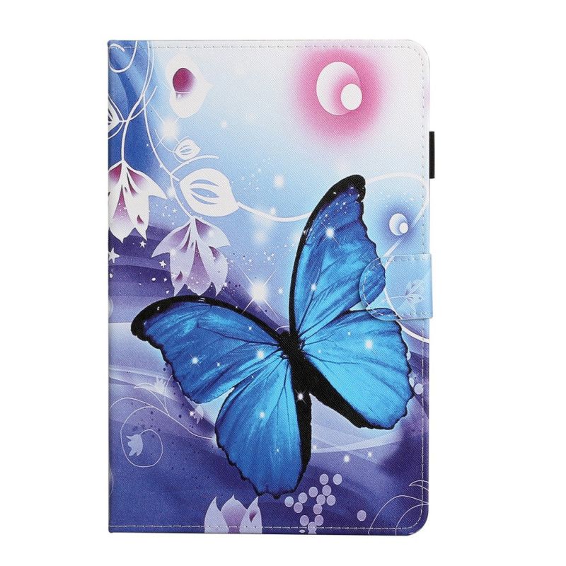 Flip Cover Læder for Samsung Galaxy Tab A 8" (2019) Månesommerfugl