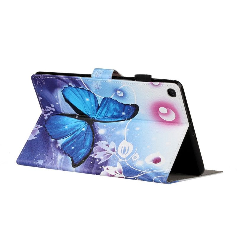 Flip Cover Læder for Samsung Galaxy Tab A 8" (2019) Månesommerfugl