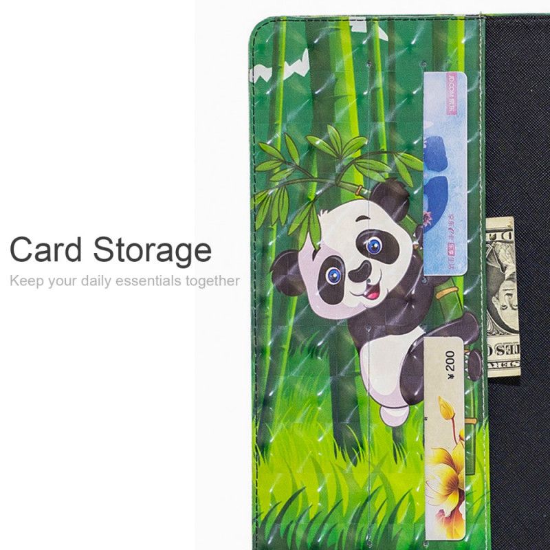 Flip Cover Læder for Samsung Galaxy Tab A 8" (2019) Panda