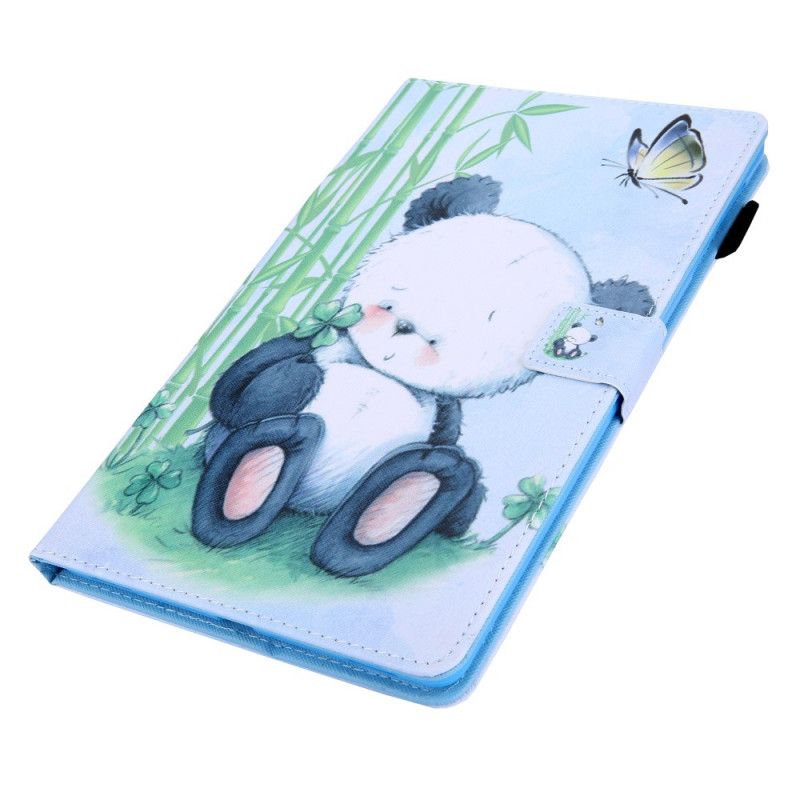 Flip Cover Læder for Samsung Galaxy Tab A 8" (2019) Panda I Naturalier