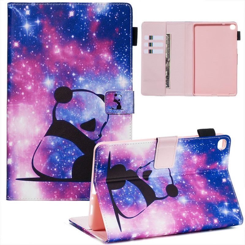 Flip Cover Læder for Samsung Galaxy Tab A 8" (2019) Panda I Rummet