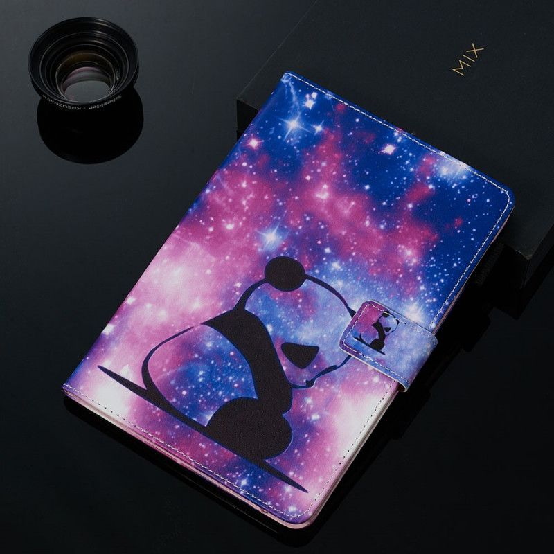 Flip Cover Læder for Samsung Galaxy Tab A 8" (2019) Panda I Rummet