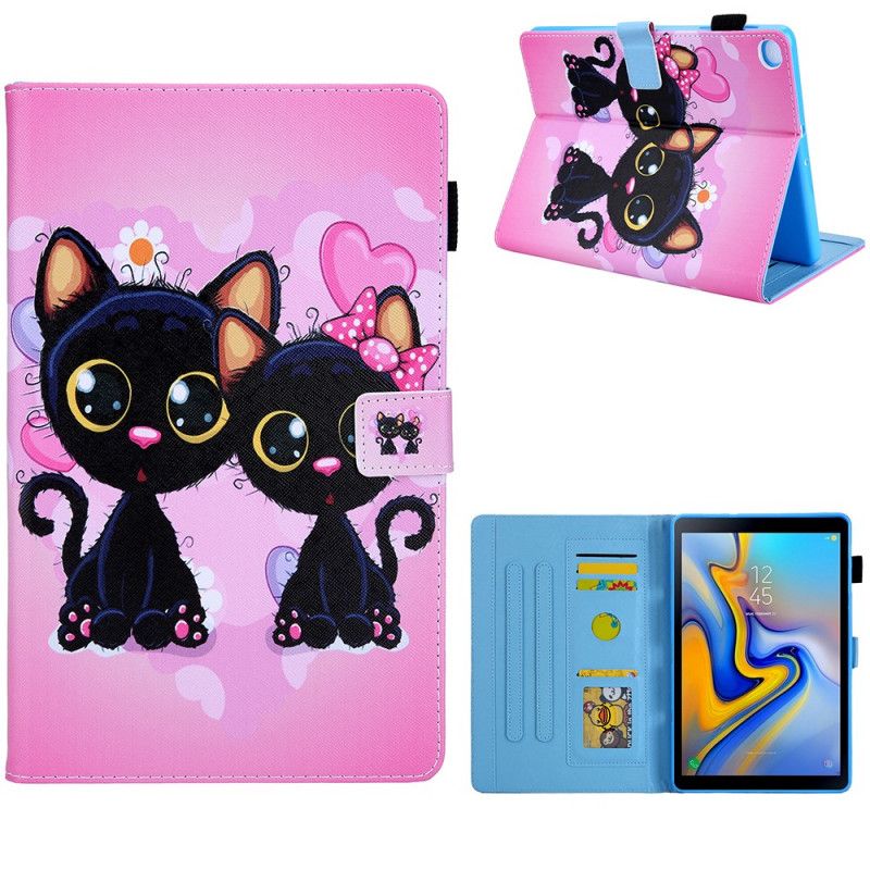 Flip Cover Læder for Samsung Galaxy Tab A 8" (2019) Par Katte