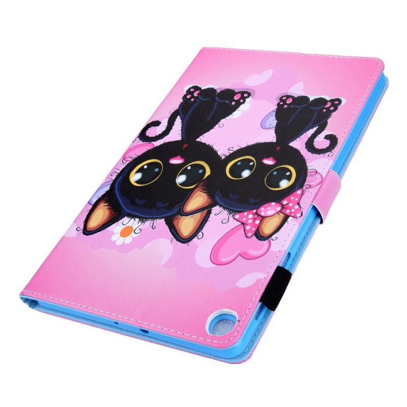 Flip Cover Læder for Samsung Galaxy Tab A 8" (2019) Par Katte