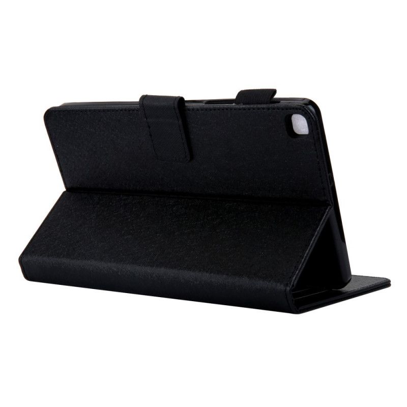 Flip Cover Læder for Samsung Galaxy Tab A 8" (2019) Sort Tæppestruktur