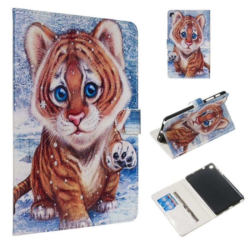 Flip Cover Læder Samsung Galaxy Tab A 8" (2019) Baby Tiger Original