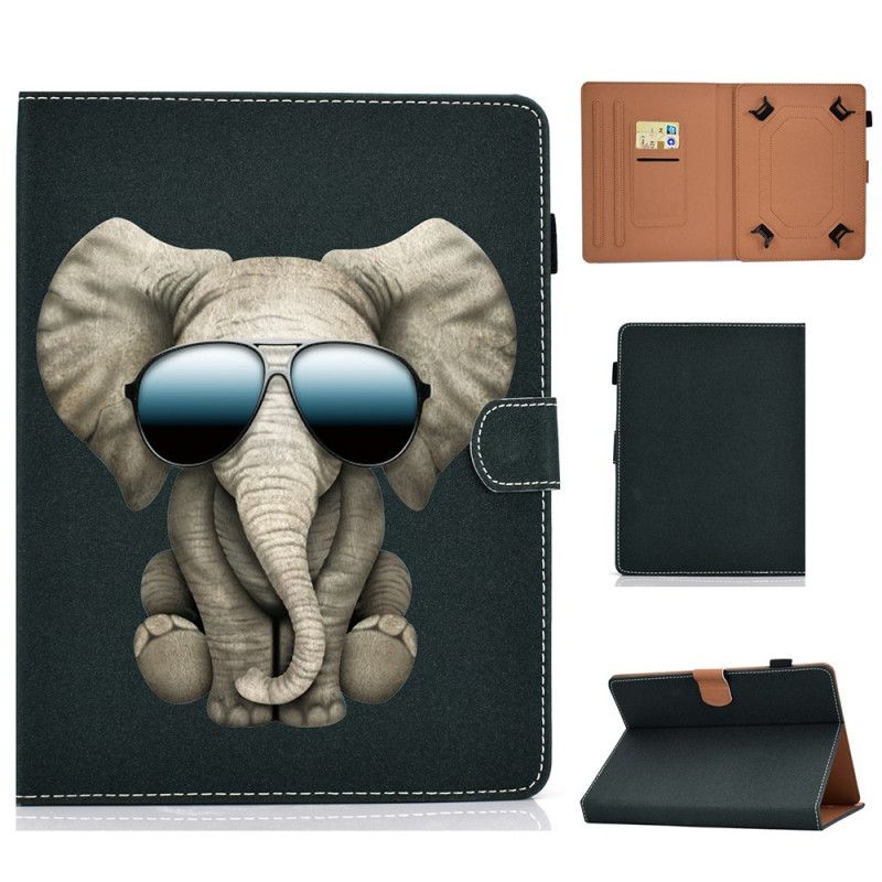 Flip Cover Læder Samsung Galaxy Tab A 8" (2019) Cool Elefant Beskyttelse