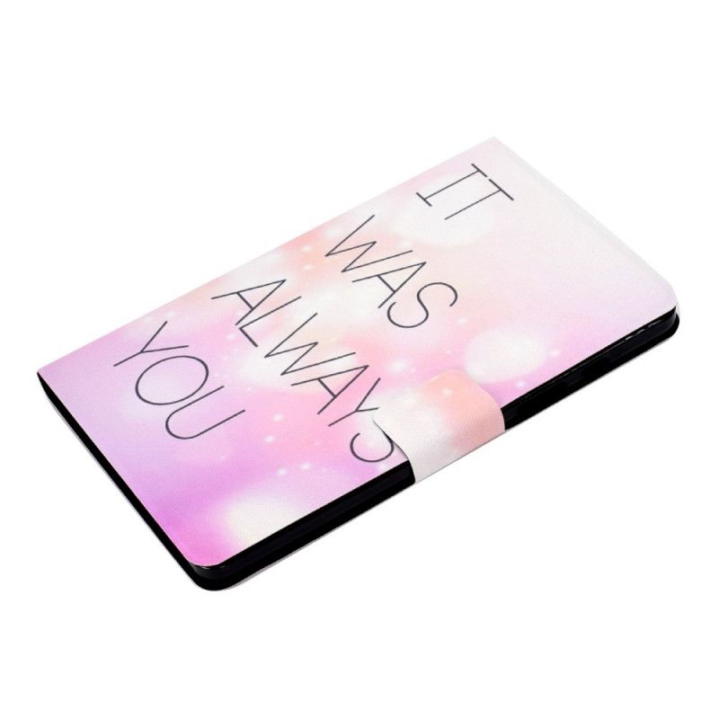 Flip Cover Læder Samsung Galaxy Tab A 8" (2019) Det Var Altid Dig