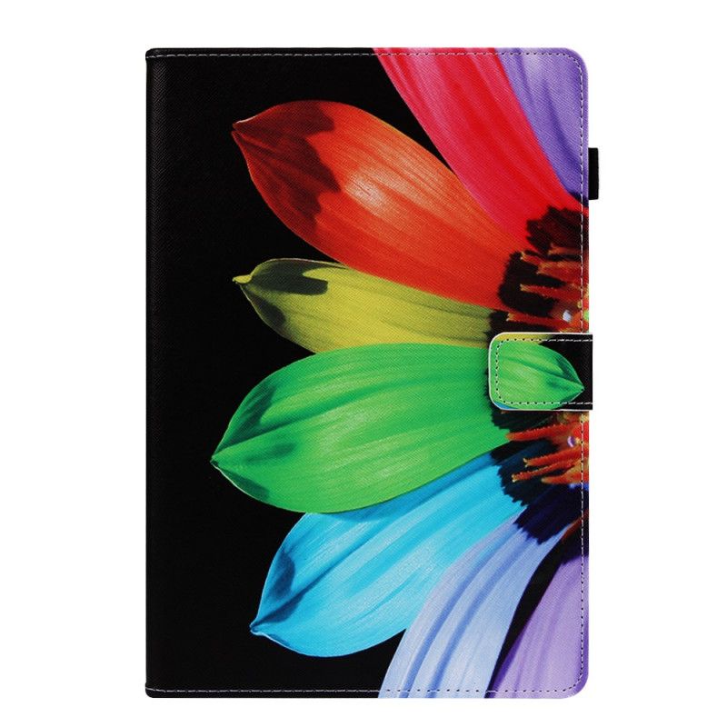 Flip Cover Læder Samsung Galaxy Tab A 8" (2019) Farvede Kronblade Original