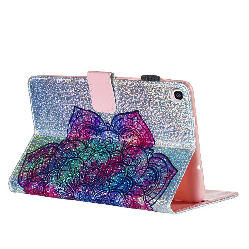 Flip Cover Læder Samsung Galaxy Tab A 8" (2019) Glittermandala Beskyttelse