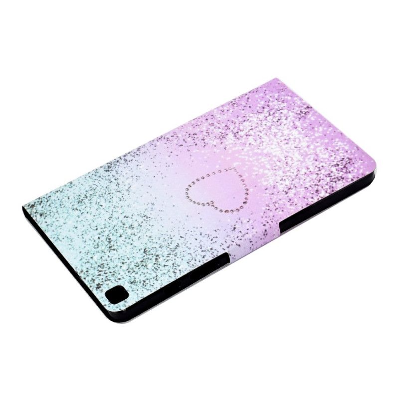 Flip Cover Læder Samsung Galaxy Tab A 8" (2019) Hjertespids Original