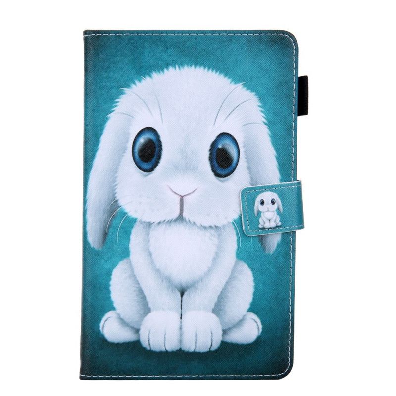 Flip Cover Læder Samsung Galaxy Tab A 8" (2019) Kanin