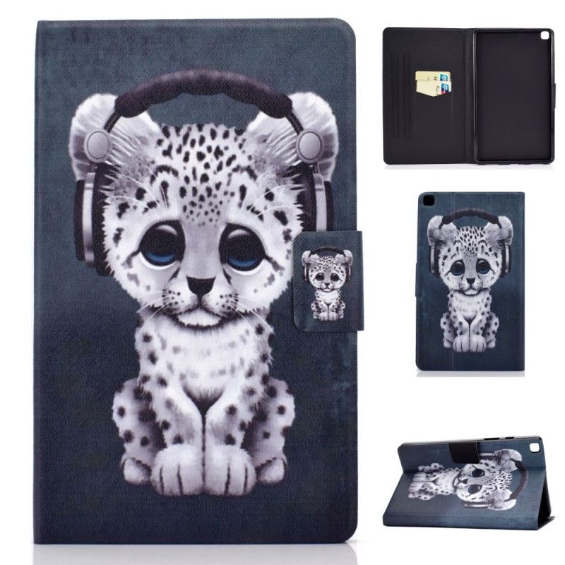 Flip Cover Læder Samsung Galaxy Tab A 8" (2019) Lille Leopard