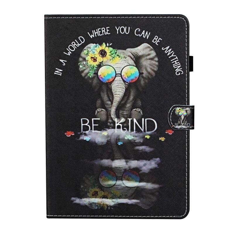 Flip Cover Læder Samsung Galaxy Tab A 8" (2019) Pacifistisk Elefant Original