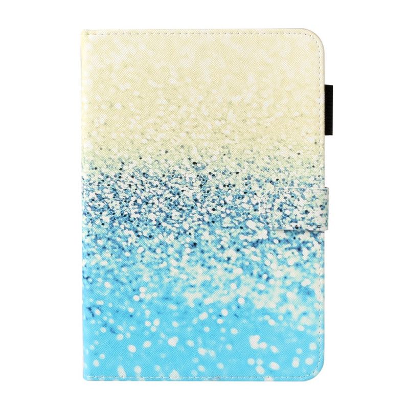 Flip Cover Læder Samsung Galaxy Tab A 8" (2019) Rød Mousserende Pailletter