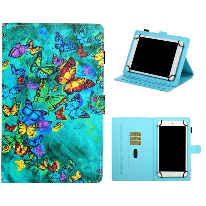 Flip Cover Læder Samsung Galaxy Tab A 8" (2019) Sommerfuglflyvning