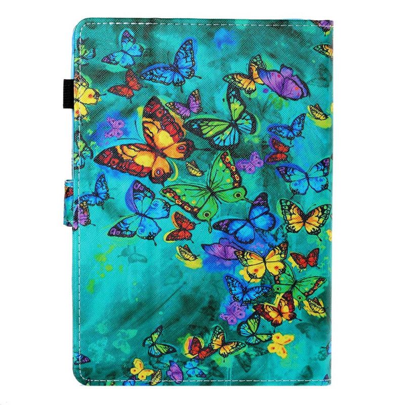 Flip Cover Læder Samsung Galaxy Tab A 8" (2019) Sommerfuglflyvning