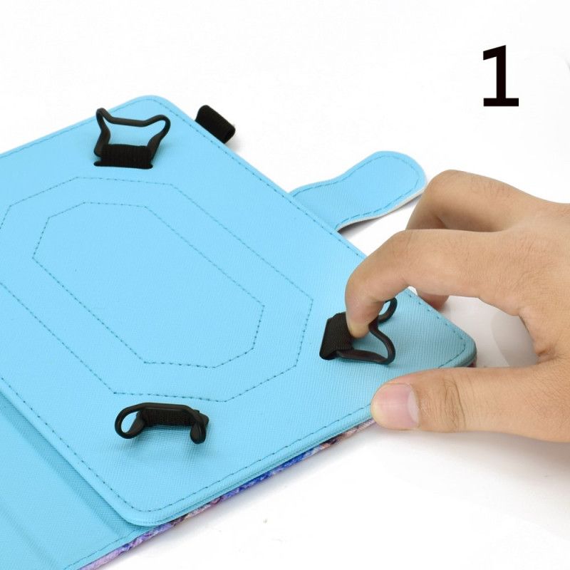 Flip Cover Læder Samsung Galaxy Tab A 8" (2019) Sommerfuglflyvning