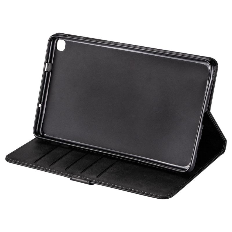 Flip Cover Læder Samsung Galaxy Tab A 8" (2019) Sort Lynlås