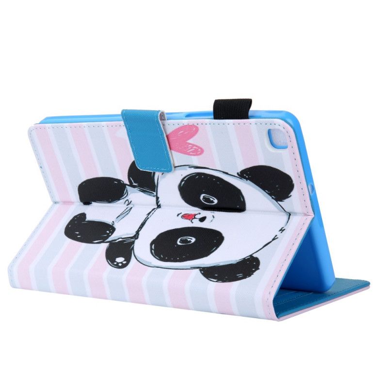 Flip Cover Læder Samsung Galaxy Tab A 8" (2019) Sort Pandaserie