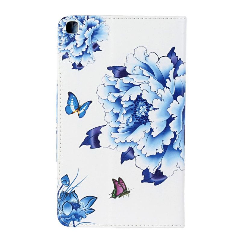 Flip Cover Samsung Galaxy Tab A 8" (2019) Grøn Blomsterdekoration