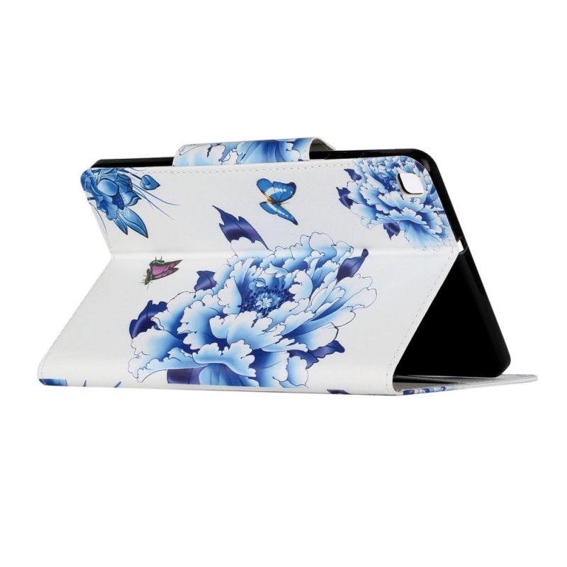 Flip Cover Samsung Galaxy Tab A 8" (2019) Grøn Blomsterdekoration